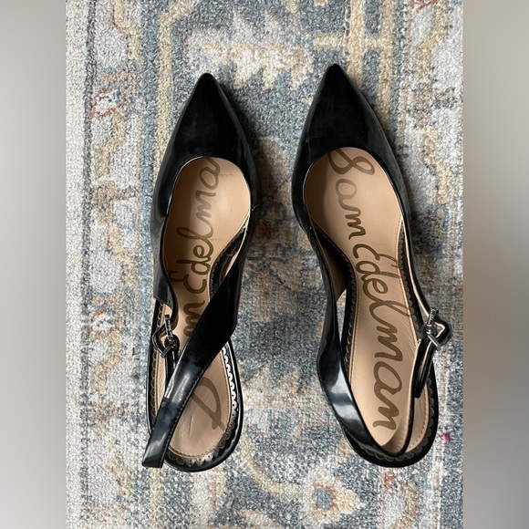 Sam Edelman Patent Leather sling back heels - Picture 2 of 5